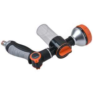 Pistola de agua de espuma con ocho funciones y pulsador de pulgar, con graduaciones y revestimiento de ABS para lavado de hogar y coche - Product Image 1
