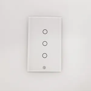 Custom High Quality Silk Screen Smart Touch Light Glass Switch Panel For Home Appliance