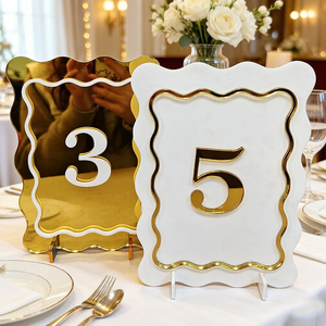 <span class=keywords><strong>Numéros</strong></span> <span class=keywords><strong>de</strong></span> <span class=keywords><strong>table</strong></span> en acrylique écologiques personnalisés, modernes, en forme d'arche, en velours, pour la décoration <span class=keywords><strong>de</strong></span> <span class=keywords><strong>table</strong></span> <span class=keywords><strong>de</strong></span> réception <span class=keywords><strong>de</strong></span> mariage <span class=keywords><strong>de</strong></span> luxe - Product Image 4