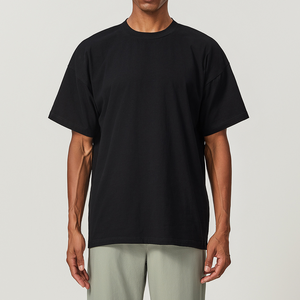 T-shirts personnalisés en gros avec logo, T-shirts de course, T-shirts de sport unisexes coupe ajustée, T-shirts de fitness vierges - Product Image 3