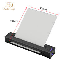 Kissure 2024 Printer tato Mini, mesin pola termal Bluetooth Printer nirkabel 2500mAh peralatan stensil dapat diisi ulang