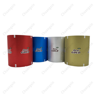 Rollo de película de plástico termosellado laminado impreso personalizado rollo de película de bolsita de papel de aluminio holográfico brillante para dulces