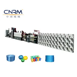 Quality Plastic/Polypropylene/Pe/Nylon/Pp Raffia String Production Line To Make Polypropylene Fibrillated Yarn Plastic Rope Twin