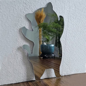 Decoración de lujo de boda Pafu personalizada, Decoración de mesa de 10 <span class=keywords><strong>cm</strong></span> de diámetro, <span class=keywords><strong>espejo</strong></span> acrílico moderno, soporte de negocios para redes sociales, <span class=keywords><strong>espejo</strong></span> - Product Image 1