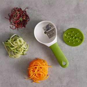Wholesale New Manual Stainless Steel Mini Vegetable Cutter Household Kitchen Handheld Graters Safe Fruit PP Plastic Material - Product Image 3