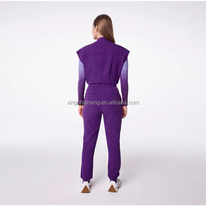 Mono de médico elástico de alta calidad para mujer, uniforme de una pieza de enfermería médica personalizada para SPA para Hospital de mascotas y clínica veterinaria - Product Image 3