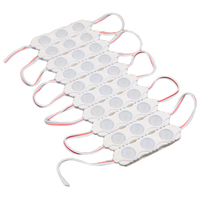 Module de lumière led étanche ip65, 1.5W 12V, 3 puces, 160 degrés, smd 2835, lentille led, pour signalisation