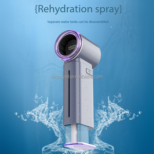 Ventilateur portable sans fil rechargeable USB <span class=keywords><strong>Feigo</strong></span> - Mini ventilateur de refroidissement à pulvérisation d'eau pour l'extérieur, pour la voiture et l'hôtel - Product Image 6