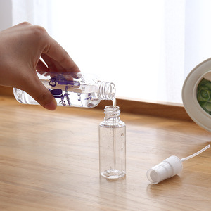 Transparent Plastic <b>Spray</b> <b>Bottle</b> 30ml Pump Dispenser Cosmetic Perfume Mist Sprayer <b>Empty</b> Cylinder Shape - Product Image 2