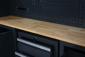 OEM Heavy Duty kim loại bàn làm việc với Pegboard và đa-ngăn kéo cho nhà để xe hội thảo lưu trữ sử dụng - Product Image 4