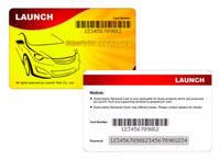 Sistema completo para vehículo, actualización de Software, renovación de tarjeta pin, lanzamiento X431, gasolina y diésel, 12/24V, escáner, 1 año de renovación
