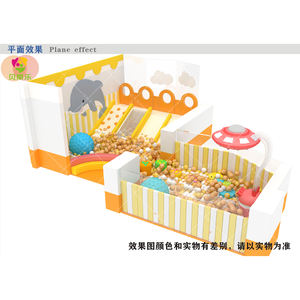 Parque Infantil de interior de tierra feliz, relleno de pared suave OEM para patio de juegos interior para niños - Product Image 5