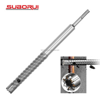 Foret à béton SDS-Plus Max sablé de 300 mm de la marque SUBORUI pour le perçage de béton armé et de maçonnerie