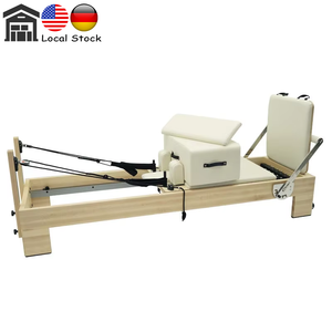 Máquina Reformer de Pilates en Oferta, Cama de Madera de Arce Ensamblable para Estudio Comercial, Reformer de Pilates de Madera - Product Image 1