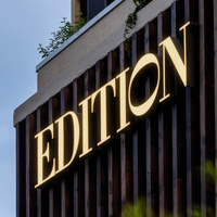 Enseigne LED personnalisée pour entreprises, lettres en relief, enseigne de devanture, signalétique extérieure en acrylique pour restaurants et commerces, pour l'image de marque