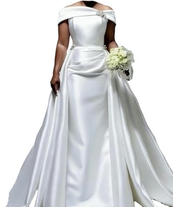 S0505Y 2026 <span class=keywords><strong>Abito</strong></span> <span class=keywords><strong>da</strong></span> <span class=keywords><strong>sposa</strong></span> a sirena in raso aderente con spalle scoperte e strascico rimovibile, <span class=keywords><strong>taglie</strong></span> <span class=keywords><strong>forti</strong></span>, bestseller - Product Image 3