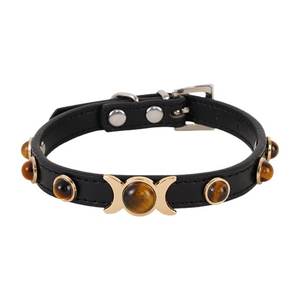 <span class=keywords><strong>Collar</strong></span> para mascotas con antiasfixia, resistente a mordeduras, antirotura, piedra de ojo de Tigre, <span class=keywords><strong>collar</strong></span> para perro, colocación diaria - Product Image 1