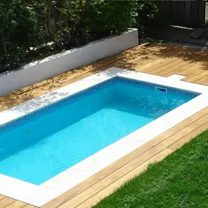 Piscina de fibra de vidro para piscina, piscina pequena e barata acima do solo, preço para piscina ao ar livre em fibra de vidro