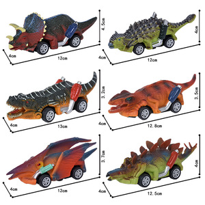Novedoso Coche de Juguete de Dinosaurio Miniatura para Niños, Modelo Realista con Fuerza de Retorno, Vehículo Promocional de Plástico con Inercia - Product Image 6