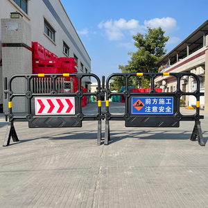 1400mm Blow‑molded Plastic Safety Barrier HDPE Construction Site <b>Temporary</b> Crowd Control Plastic Barricade <b>Fence</b> - Product Image 5