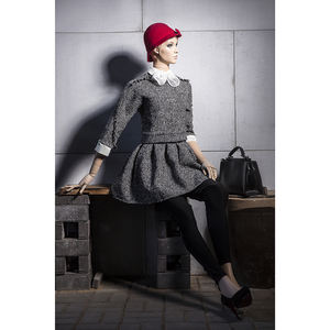 หุ่นโชว์นางแบบผู้หญิง,ข้อต่อแบบขยับได้เต็มรูปแบบไฟเบอร์กลาสปรับความยาวได้ - Product Image 5