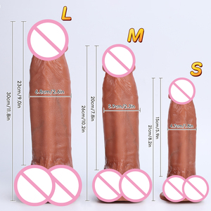 قضيب اصطناعي واقعي من السيليكون مع كأس شفط قوي، تصميم منحني لتحفيز نقطة G، تصميم واقعي للنساء والرجال والأزواج، لعبة للبالغين آمنة للجسم - Product Image 3