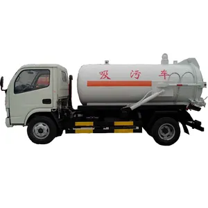 Çin üretici en iyi fiyat 6000 litre vakum vidanjör septik Tank kanalizasyon çamur tankı fekal WastSuction kamyon