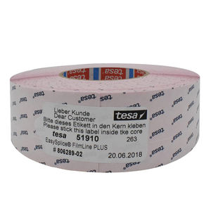 <span class=keywords><strong>TESA</strong></span> <span class=keywords><strong>51910</strong></span>กระดาษสีชมพูกาวยางคู่เทปประกบบินสำหรับการประกบความเร็วสูง - Product Image 5