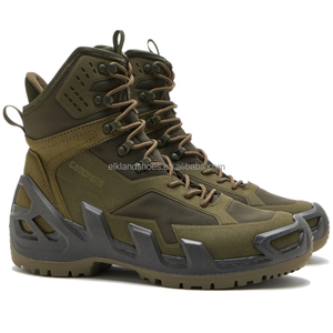 Botas Tácticas para Hombre Elkland al por Mayor, Zapatos de Exterior de Corte Alto, Nubuck Artificial, Antideslizantes, Transpirables, Personalizables - Product Image 3