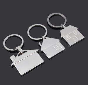 Llaveros de Metal Personalizados con Forma de Casa para la Industria <span class=keywords><strong>Inmobiliaria</strong></span> - Product Image 2