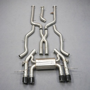 Titanium High Performance 2.99" Cat-back Dual Exhaust System with Exhaust Muffler & Exhaust Tip for BMW G87 M2 S58B30A 2021-2024 - Product Image 5