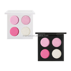 2024 <span class=keywords><strong>meilleur</strong></span> cadeau saint valentin fard à paupières couleur unique 4 couleurs <span class=keywords><strong>Palette</strong></span> pour les yeux visage joue Contour fard à joues - Product Image 3