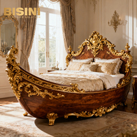 Lit superposé en bois massif marron de 1,5 m pour enfants, style château de prince, avec échelle, pour chambre d'enfant