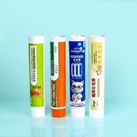 Tubo de Pasta de Dientes Laminado ABL con Impresión UV Ecológica de Aluminio y Plástico, Especificaciones Estándar HaoShuoDa, Personalizado de Fábrica