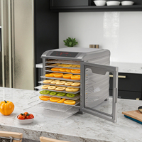 Nieuwe 220V Pcb Touch Home Use Food Dehydrator Voor Fruit Groenten Gedroogd Vlees & Pet Veelzijdige Groente & Fruit Droger Oven