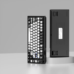 คีย์บอร์ดกันดั้มแบบกลไก คีย์แคปแบบกำหนดเอง สีดำขาว-ซีรีส์นักรบเมค แบบพิมพ์ลายด้วยความร้อน PBT ให้ความรู้สึกในการพิมพ์ที่ดี 118 ปุ่ม - Product Image 5