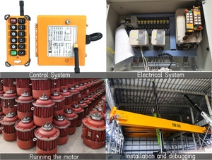 3 طن ، 5 طن ، 15 طن ، رافعة علوية أحادية العارضة من الفولاذ - Product Image 6