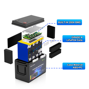 出厂价 12.8V 100Ah 120Ah 200Ah 314Ah 460Ah 628Ah LiFePo4 锂离子电池组，适用于太阳能系统/房车/拖钓电机 - Product Image 2