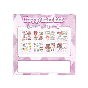 Autocollants personnalisés en vinyle transparent pour petites filles, autocollants mignons de <span class=keywords><strong>dessin</strong></span> <span class=keywords><strong>animé</strong></span> pour enfant - Product Image 6