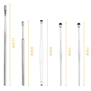 Stainless Steel Spiral Ear Pick Single Head Earwax Removal Tool For Ear Cleaning Personal Care Accessory - Product Image 5