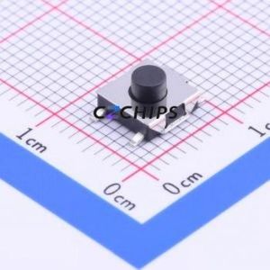 KAN0644-0371C1-A Tactile Switch SMD,6x6mm Switch Single Pole Single Throw Round Button Vertical Mount 6mm - Product Image 1