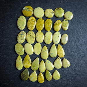 Wholesale Natural Yellow Jasper Gemstones Polished Cabochons for Jewelry - Product Image 2