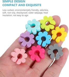 Juego de 6 Marcadores de Silicona con Forma de Flor Colorida, Gran Venta - Product Image 5