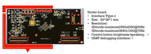 TDO 1,03 Zoll 2560x2560 1800nits Micro OLED Display Ideal für Medizin/Nachtsicht/Wärmebildtechnik/Industrielles AR - Product Image 4