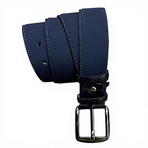 Ceinture personnalisable en cuir de vachette de haute qualité, robuste et légère, pour uniforme de bureau ou scolaire, style carré en acier noir, imperméable, idéale pour les fêtes - Product Image 6