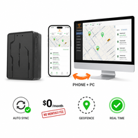 Localizador gestionado desde teléfono y computadora, Tutrack, portal web Android, sin cuota mensual, 4G LTE, Geofence, rastreador GPS inalámbrico en tiempo real.