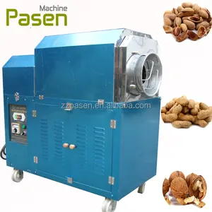 Máquina automática para torrar amendoim, caju, castanho, caju