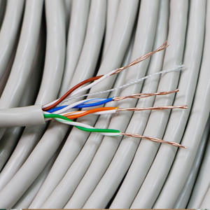 <span class=keywords><strong>สาย</strong></span> LAN <span class=keywords><strong>ภายใน</strong></span> CAT5e CCA, 1000ft, สีเทา, <span class=keywords><strong>สาย</strong></span>เคเบิลอีเทอร์เน็ตขนาดใหญ่ที่เป็นของแข็ง, 24AWG 4คู่, คู่บิดเกลียวที่ไม่มีการป้องกัน (UTP), กล่องดึง305เมตร - Product Image 4