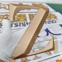 DakeSign Factory Wholesale Custom Aluminum 3D Relief Metal Embossed Logo Sign Wall Mounted Office Building Business Name Plate