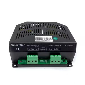 Cargador de baterías SmartGen BAC2408 24V 8A para baterías de plomo-ácido, modelo de escritorio - Product Image 1